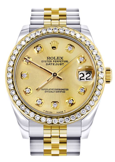 rolex 31mm diamond dial|Rolex 31mm diamond bezel.